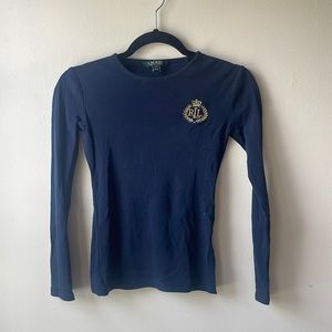 Ralph Lauren Monogram Logo Long Sleeve Tee